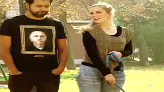 Alison y Pedro no compraran más en la feria