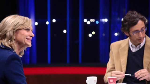 La candidata presidencial de la UDI Evelyn Matthei en Tolerancia Cero