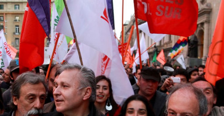 Marcel Claude realizó masivo acto de campaña en el Teatro Caupolicán