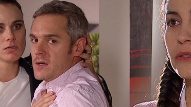 ¡Clarita descubrió a Pablo y Patricia en pleno beso!