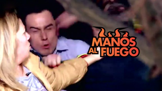 César Campos recibió un golpe por parte de un participante