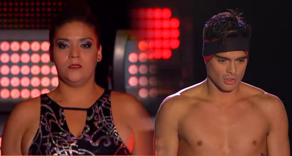 Kathy Orellana y Nelson Mauri en guerra