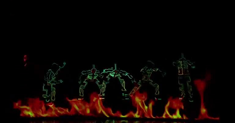 Tron Led innovó con su performance en Talento Chileno