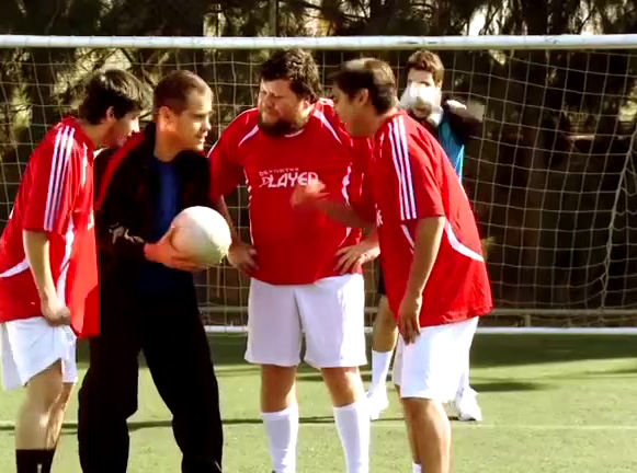 El otro equipo trajo a un galleta 