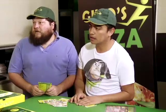 Los Irrespetuosos ahora son vendedores de pizza