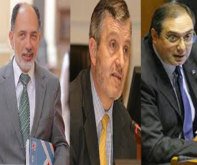 Antonio Horvath, Carlos Bianchi, Sergio Muñoz y Luis Larraín este domingo en Tolerancia Cero