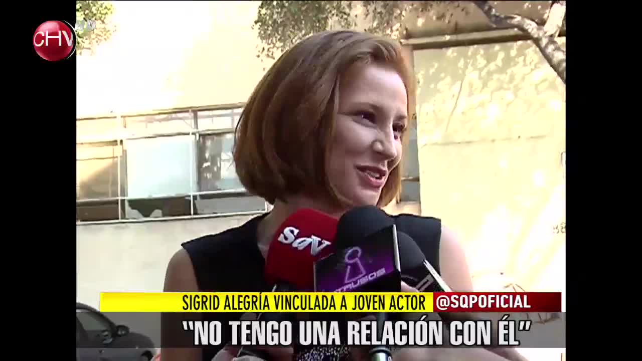 Sigrid Alegría es vinculada a joven actor Alonso Quinteros