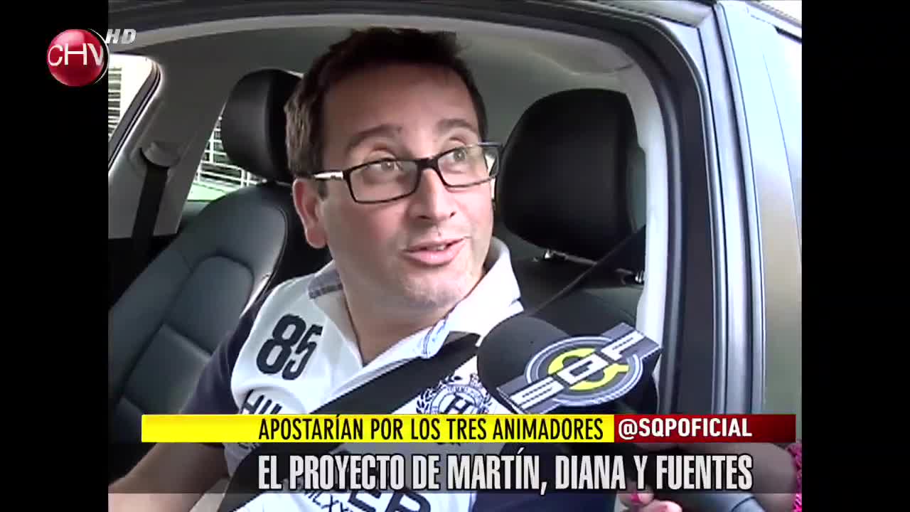 Eduardo Fuentes se suma a dupla de animadores Martín y Diana Bolocco