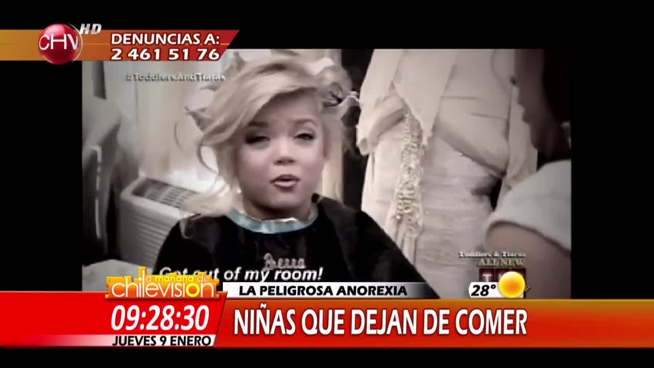 Peligrosa anorexia: Niñas de 8 años que dejan de comer