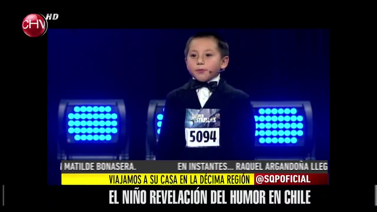 Conoce la historia del niño revelación del humor en Chile