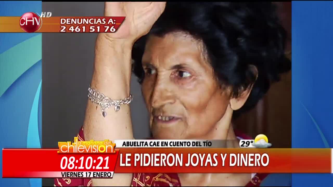 Cuento del tío: Estafan a abuelita con joyas
