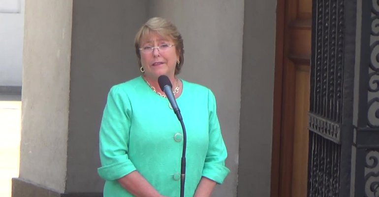 Presidenta Bachelet tras reunión con Presidente Piñera: 