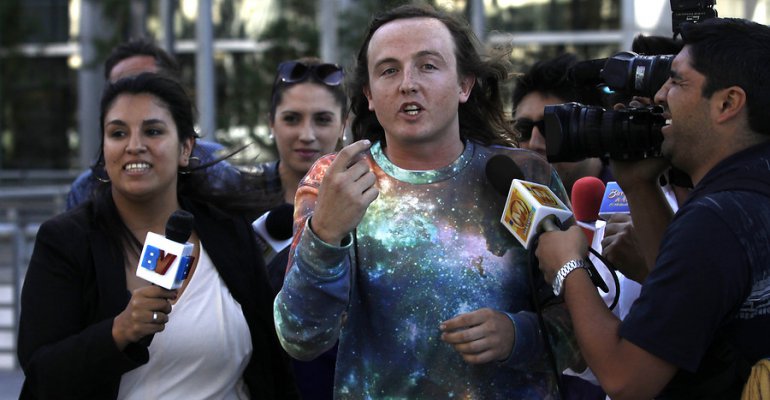 Chispa salió de tribunales insultando a Sebastián 