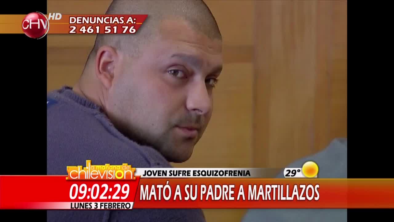 Joven con esquizofrenia mató a su padre a martillazos