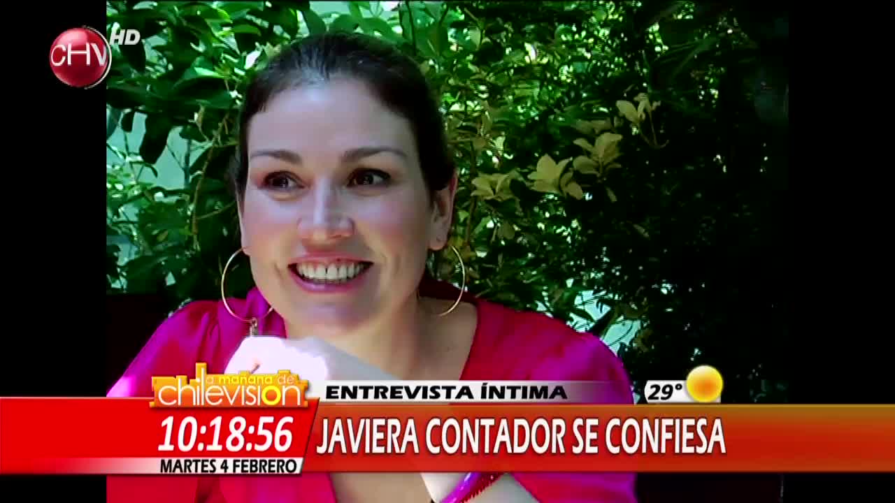 Javiera Contador se confiesa en La Mañana de Chilevisión