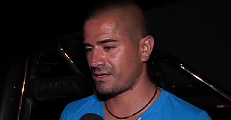 Imagenes exclusivas de la detención de Kike Acuña tras agredir a Roxana Muñoz