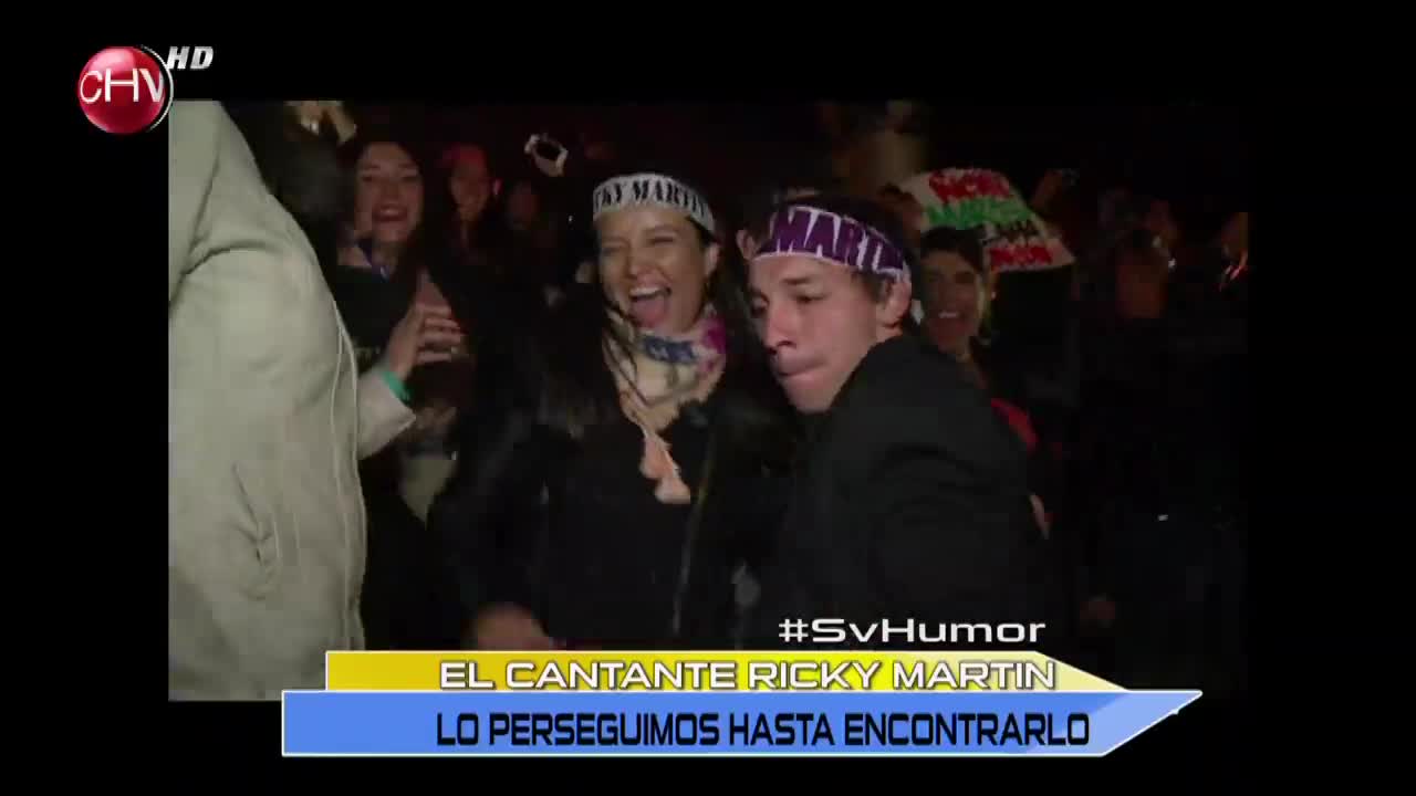 SV estuvo tras los pasos de Ricky Martin en Viña 2014