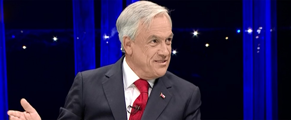 Presidente Piñera se refirió a los distintos chascarros que vivió durante su mandato