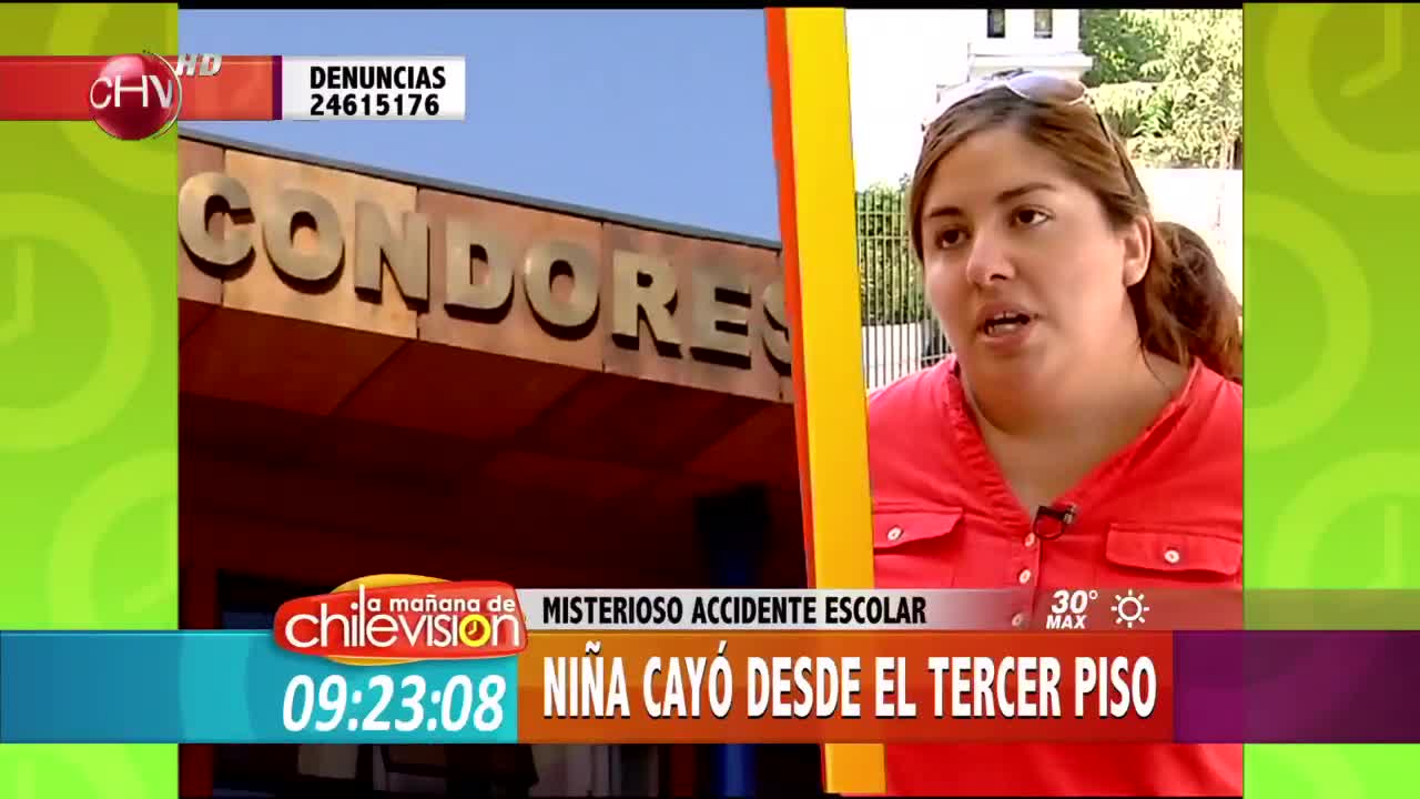 Misterioso accidente en colegio: Estudiante cayó desde el tercer piso