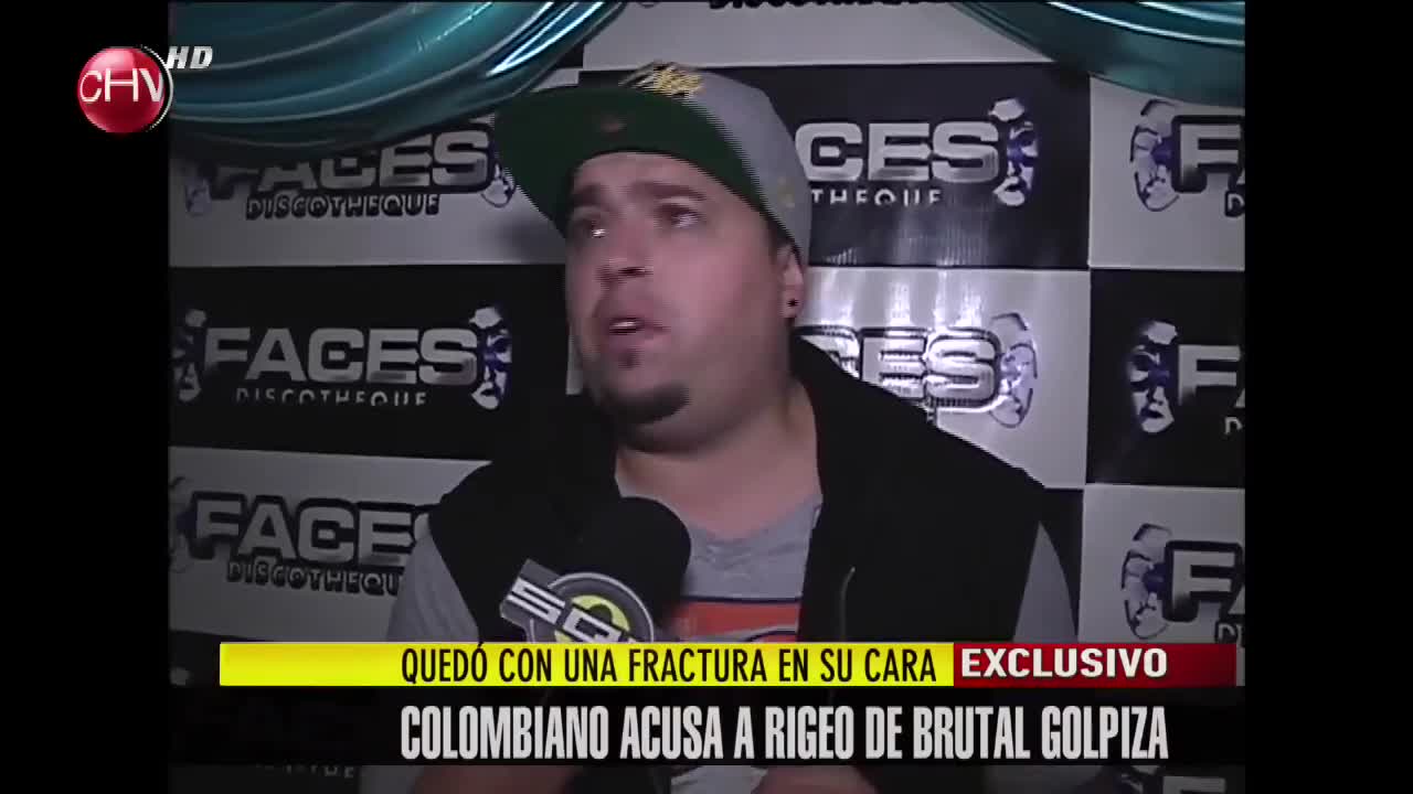 Rigeo acusado de golpear violentamente a un colombiano