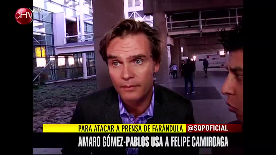 Amaro Gómez-Pablos usa a Felipe Camiroaga