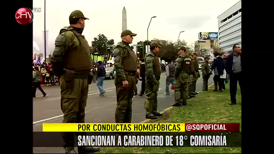 Sancionan a carabinero por conductas homofóbicas