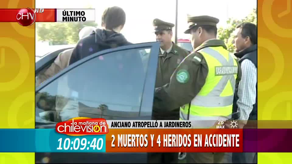 Anciano atropelló a seis personas dejando dos muertos