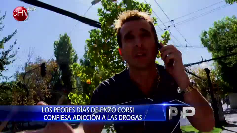 Los peores días de Enzo Corsi tras su confesión a las drogas