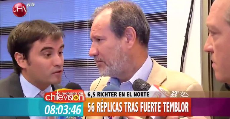 56 réplicas tras fuerte sismo 6,5 richter en la zona norte del país