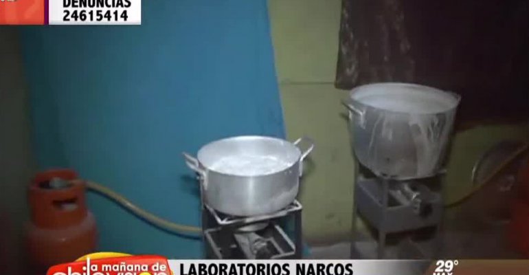 PDI desbarató 6 laboratorios de narcotráfico