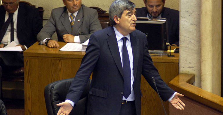 Camilo Escalona en su despedida 