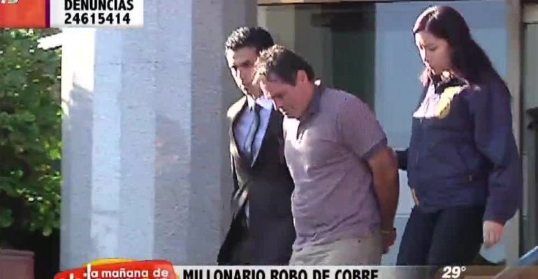 Padre de Faloon en prisión preventiva por robo de cobre