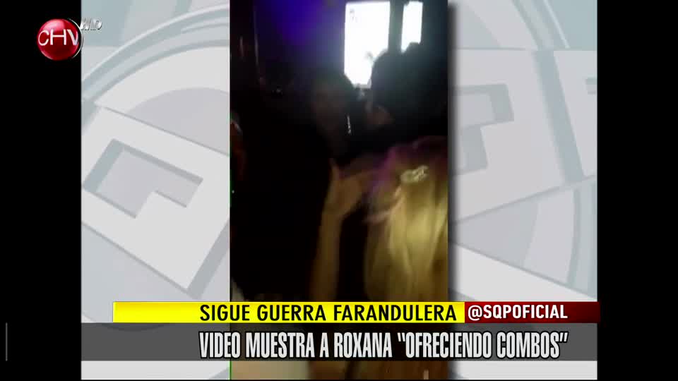 Video muestra a Roxana Muñoz 