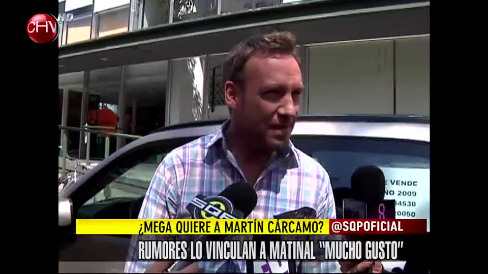 Matinal de Mega querría tener a Martín Cárcamo