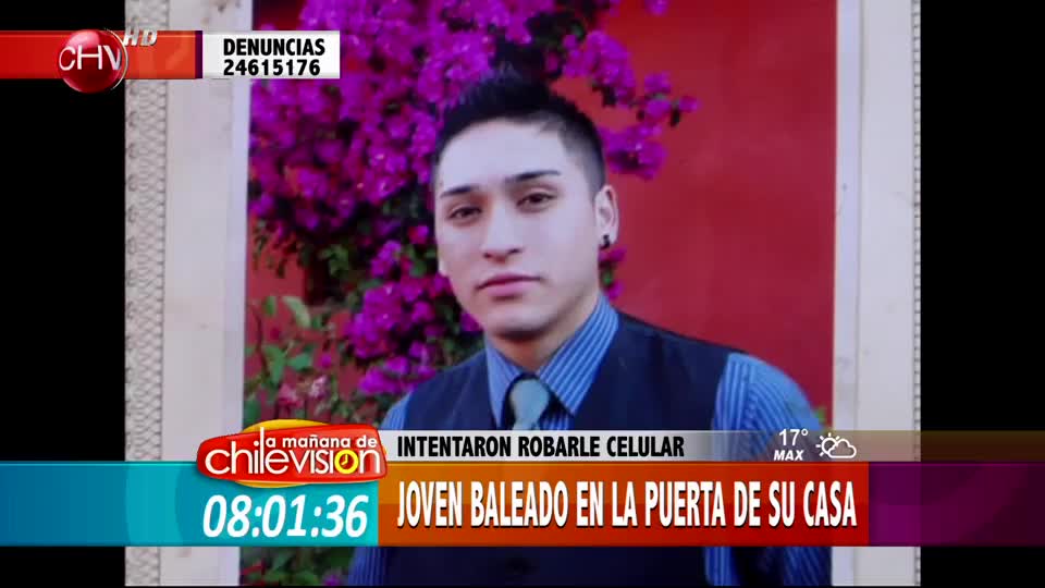 Joven murió baleado en la puerta de su casa en San Bernardo