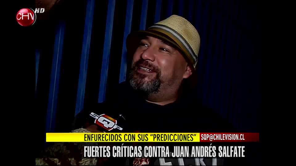 Salfate y las molestias que han generado sus predicciones