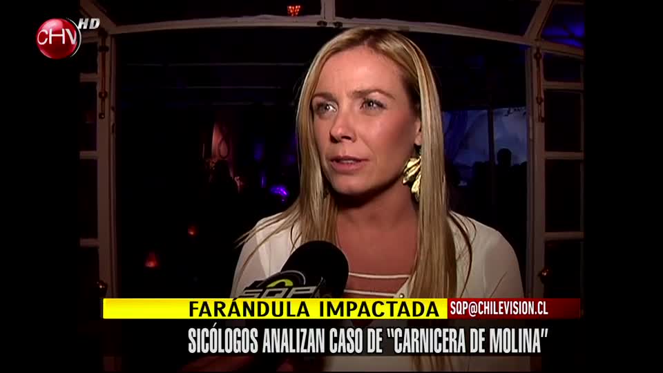 Rostros de TV impactados con el caso de “carnicera de Molina”