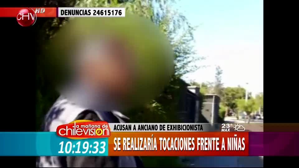 Denuncian a anciano exhibicionista que se realiza tocaciones en público (Parte 2)