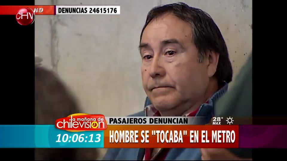 Pasajeros denunciaron a sujeto que se “tocaba” en el Metro (Parte 1)