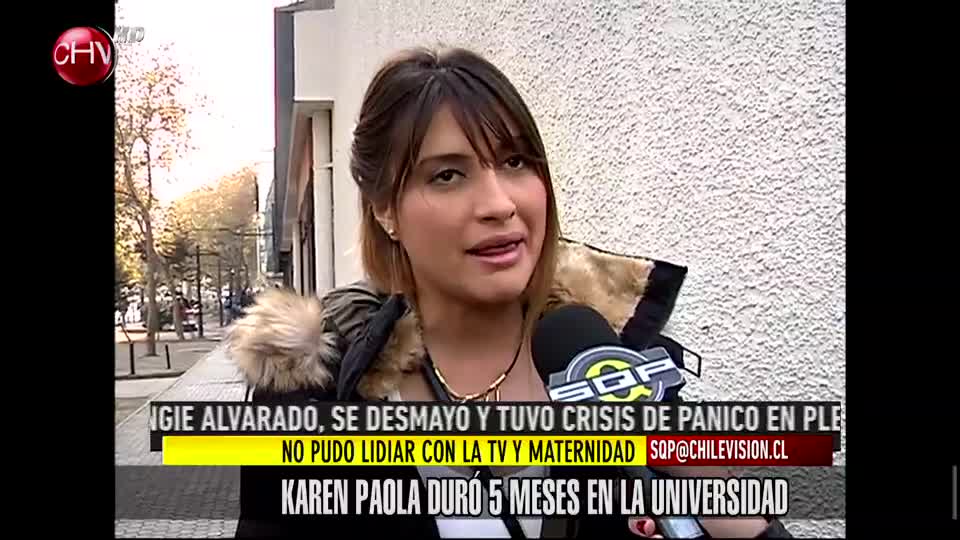 Karen Paola sufre los estragos de la maternidad: Duró 5 meses en la universidad