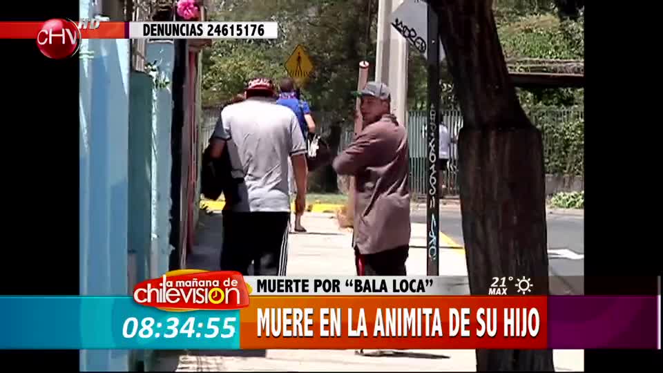 Hombre falleció en la animita de su hijo por bala loca