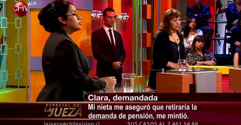 Abuela y nieta en disputa por pensión de alimentos