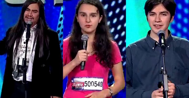 Miguel, Valentina y Bastián sorprenden con su canto lírico