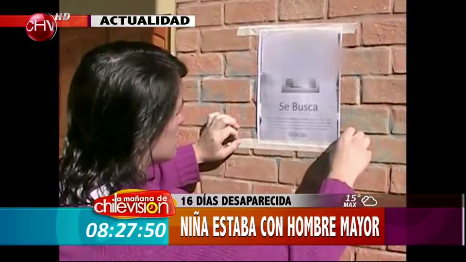 ¡Menor perdida en Talca estaba con un hombre de 43 años!