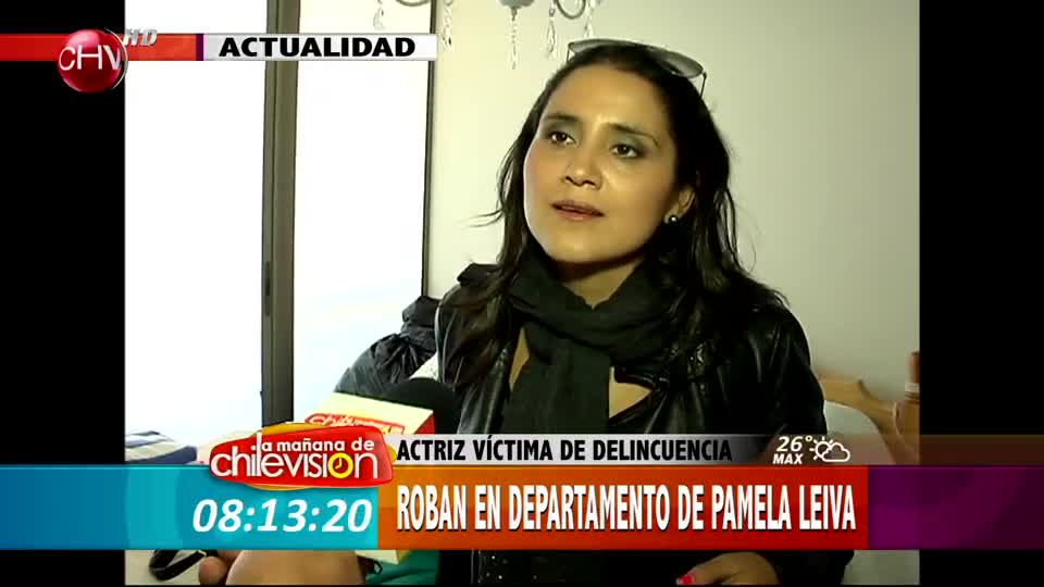 Actriz Pamela Leiva es víctima de robo en su departamento