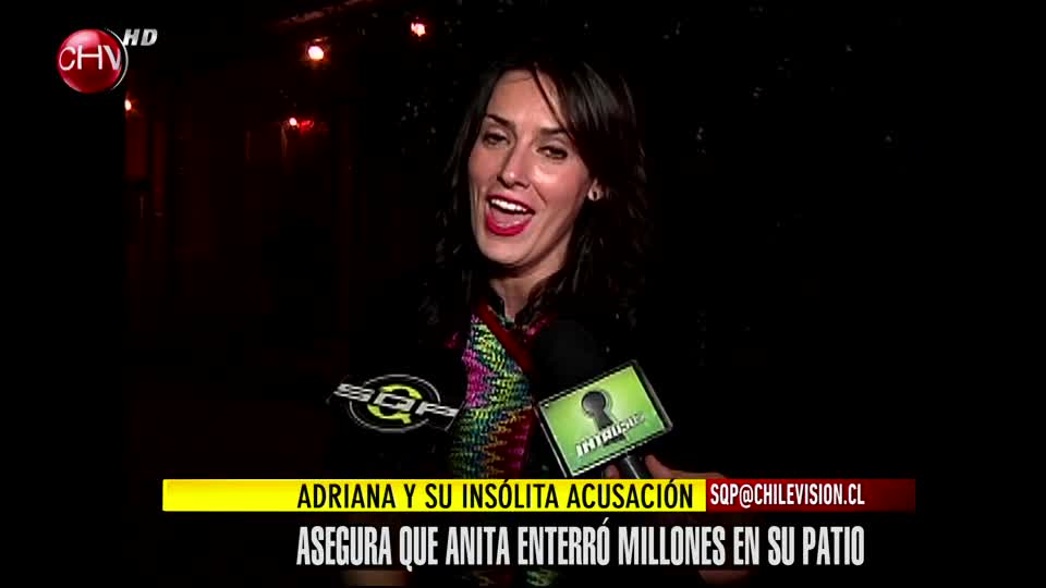 Adriana Barrientos acusa a Anita Alvarado de enterrar dinero en su patio