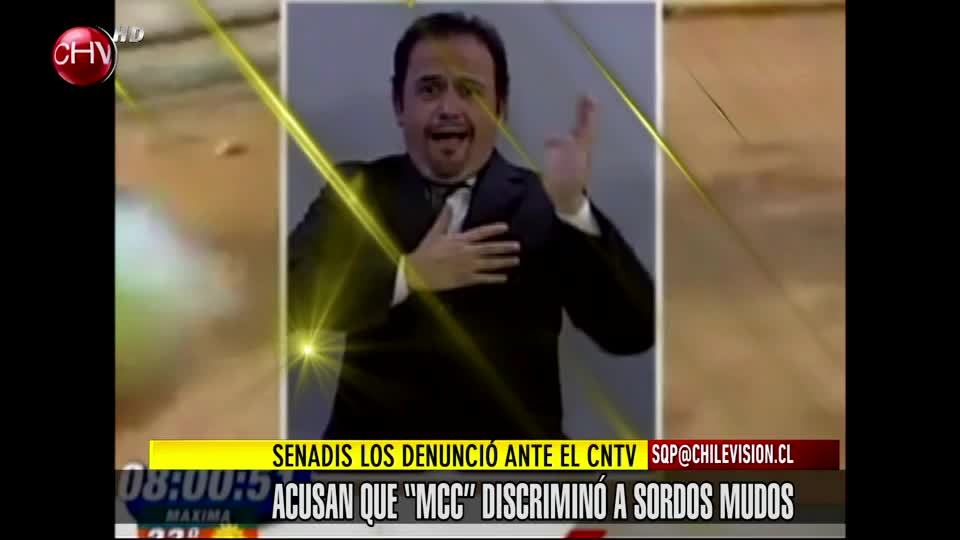Molestia en el Senadis por parodia de MCC a sordomudos