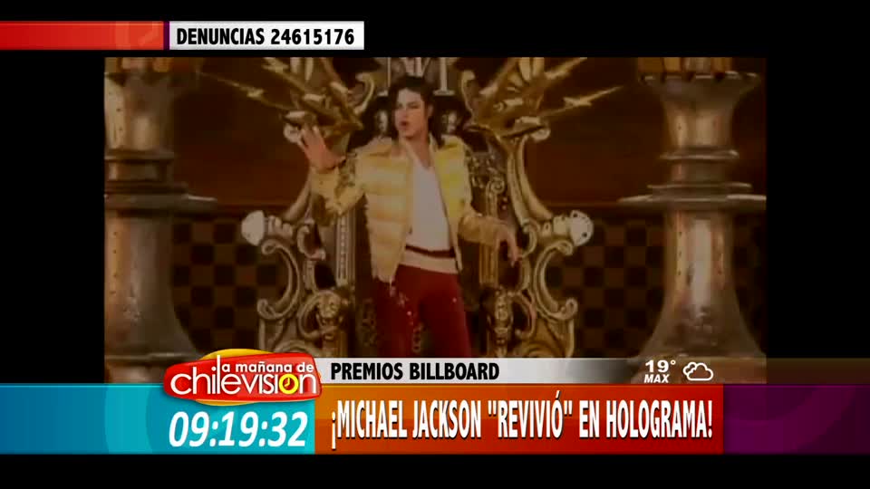Michael Jackson revivió en entrega de los premios Billboard