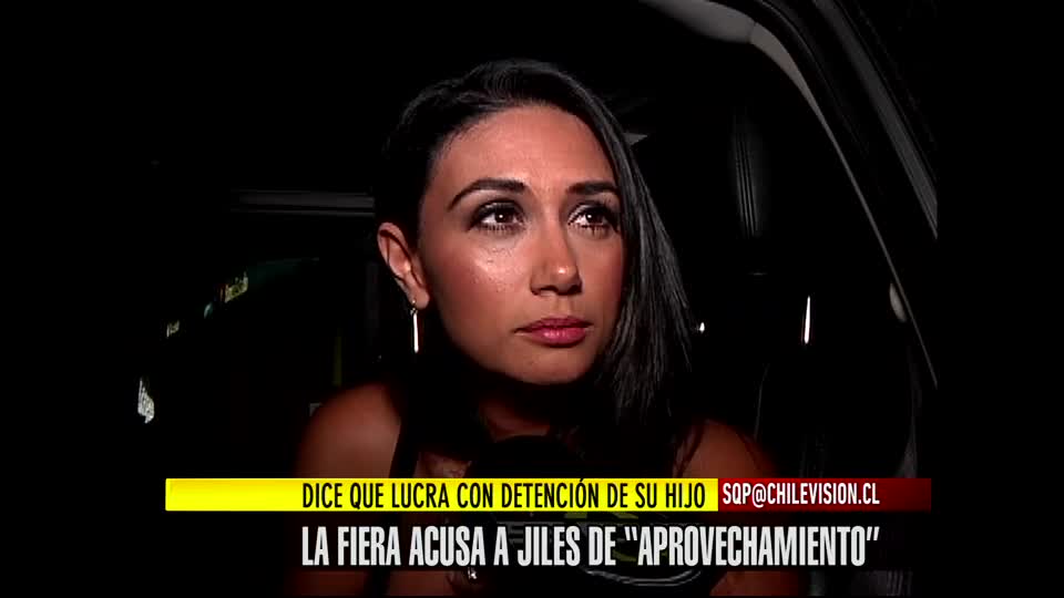 Pamela Díaz dice que Pamela Jiles lucra con detención de su hijo
