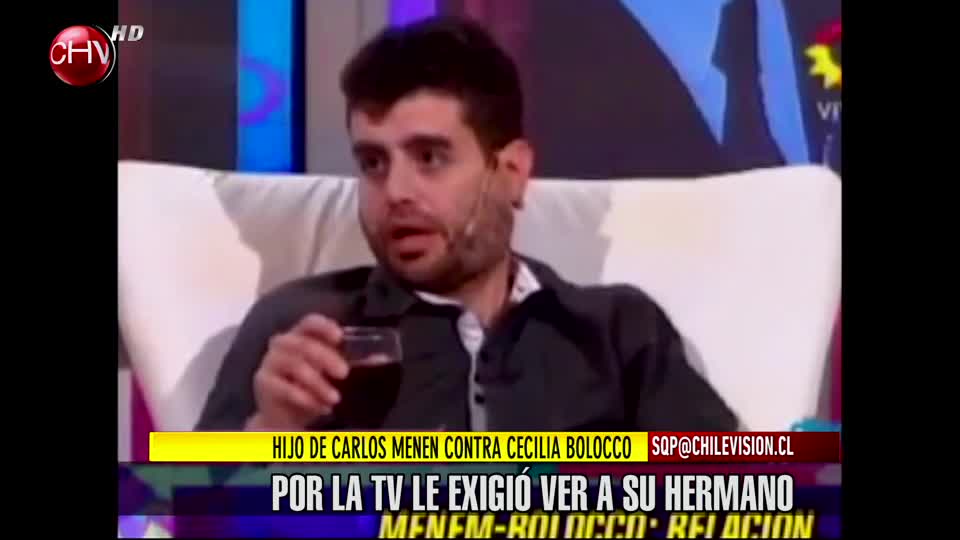 Fuertes críticas hizo el hijo de Carlos Menem contra Cecilia Bolocco